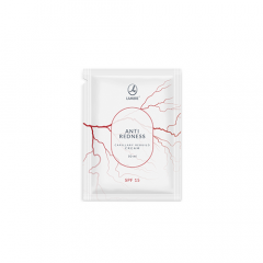 Акція 1=2! Відновлюючий та зміцнюючий судини крем для обличчя ANTI REDNESS CAPILLARY REBUILD CREAM SPF 15 (пробник)