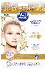 ACTY MASK гідрогелева маска з натуральним 24-каратним золотом