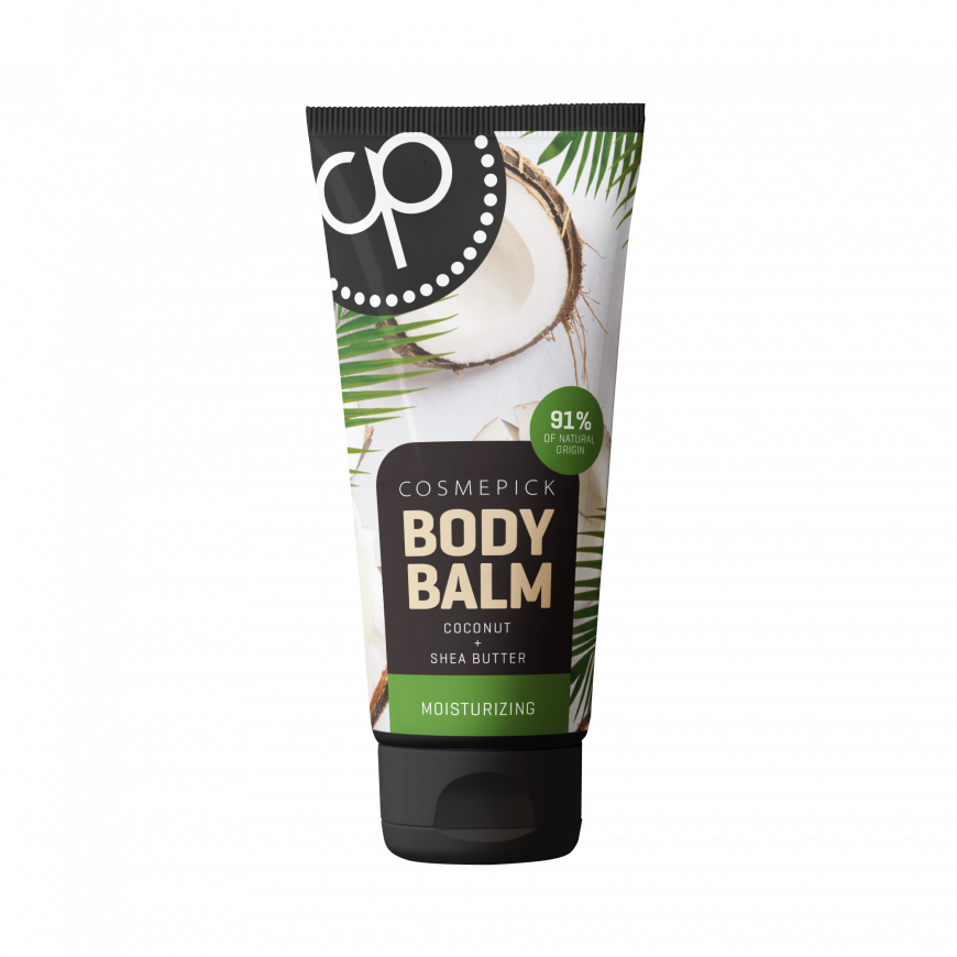 Зволожуючий бальзам для тіла Кокос + Масло Ши Coconut & Shea Butter Cosmepick, 150 ml