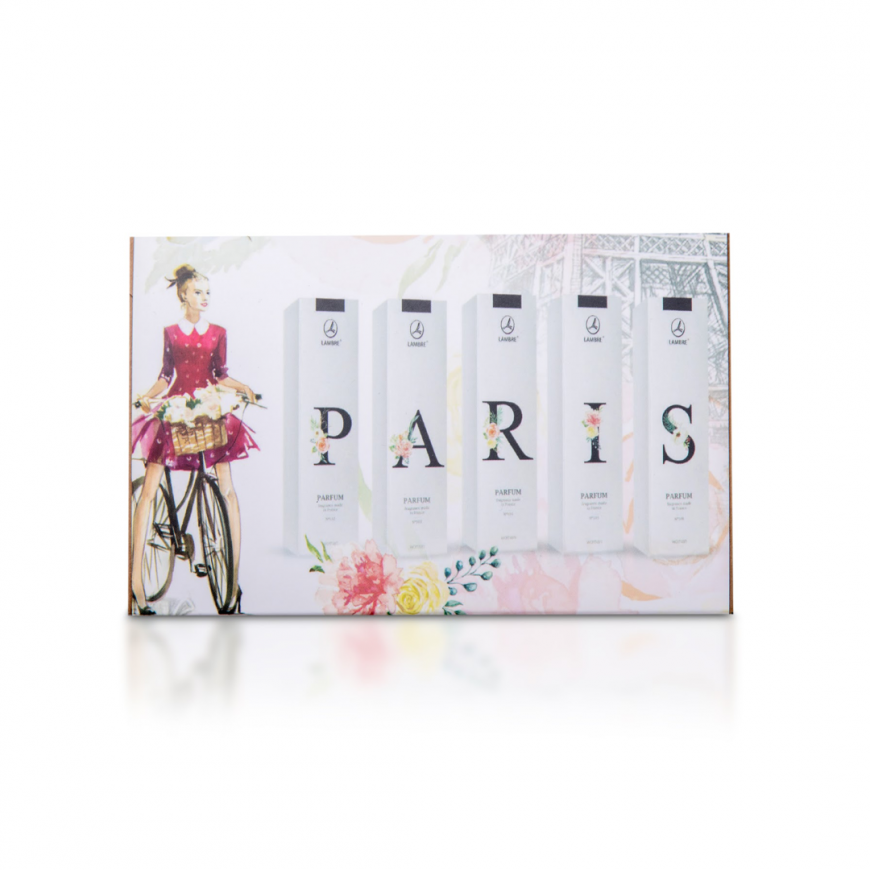 Подарунковий набір мініатюр PARIS (парфуми 5х1,2 мл) - 5x1.2 мл, 5х1,2 мл