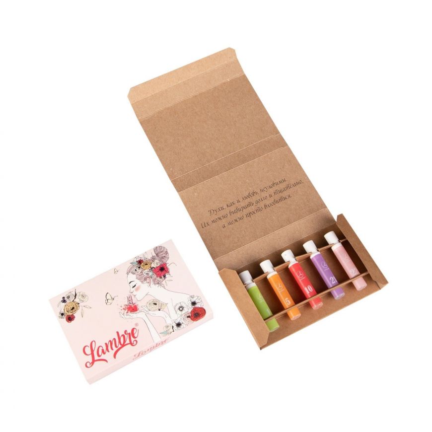 Подарунковий набір мініатюр для чоловіків (парфуми 5х1,2 мл), 5x1.2 мл