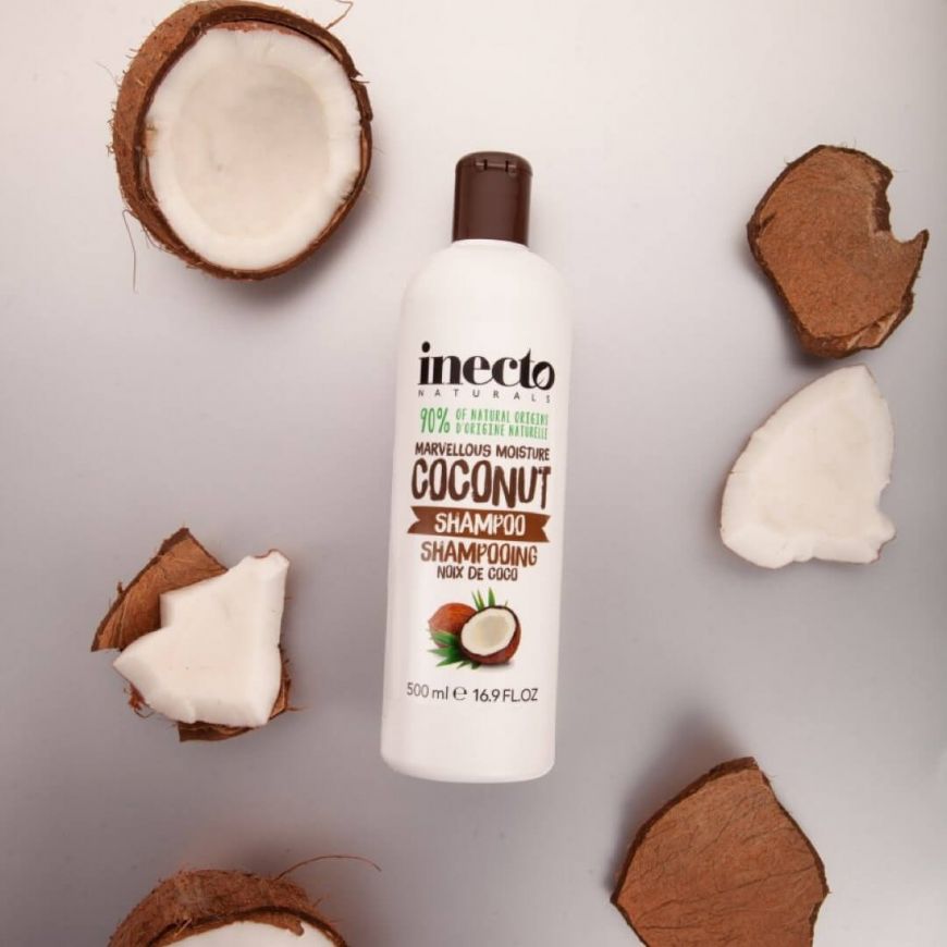 Живильний шампунь для волосся з маслом кокоса Inecto Naturals Coconut Shampoo
