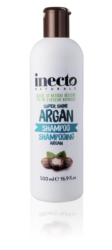 Увлажняющий шампунь для блеска волос с аргановым маслом Inecto Naturals Argan Shampoo