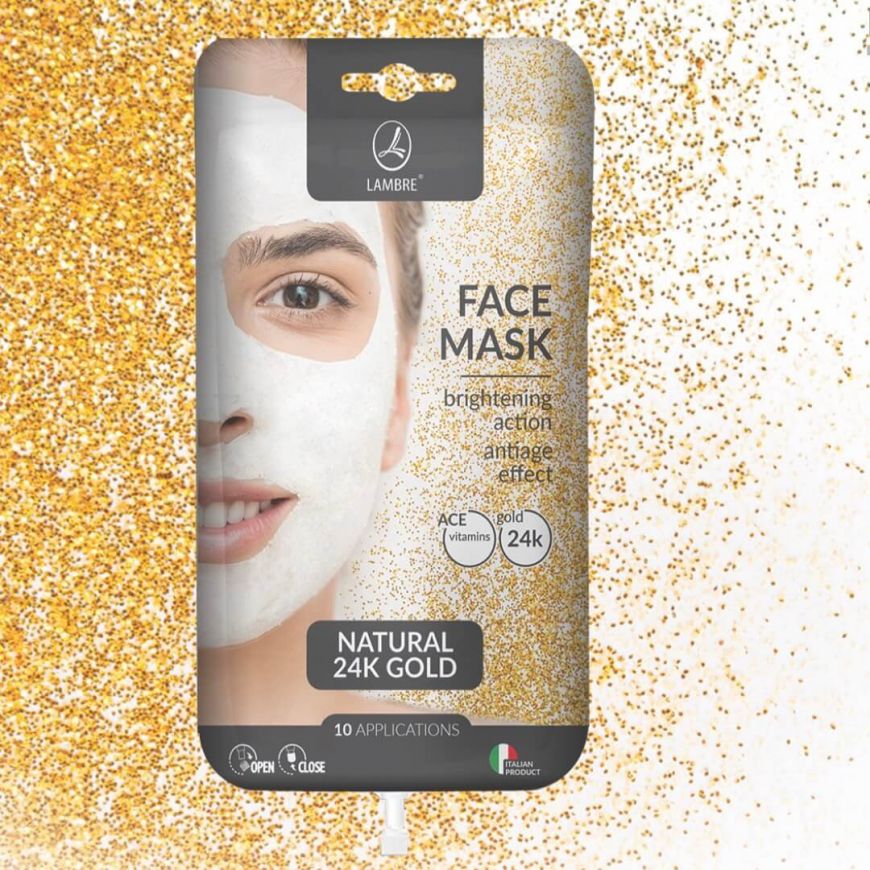 LAMBRE FACE MASK GOLD маска з натуральним 24-каратним золотом